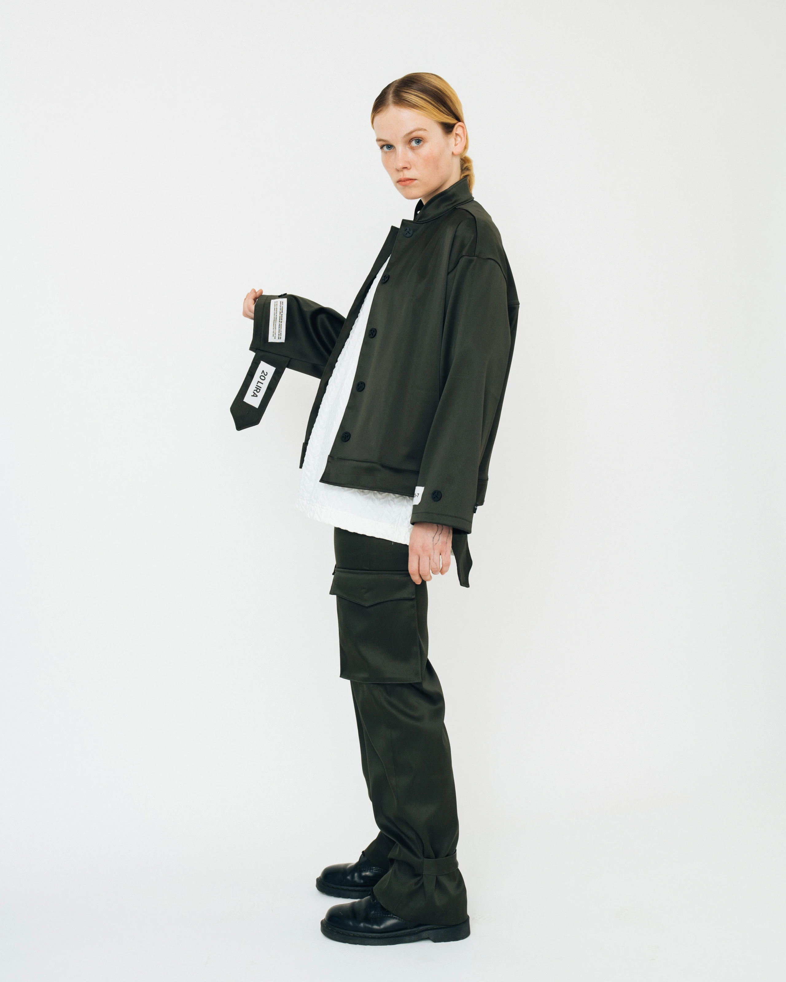 Kovari collection olive green outfit. 
