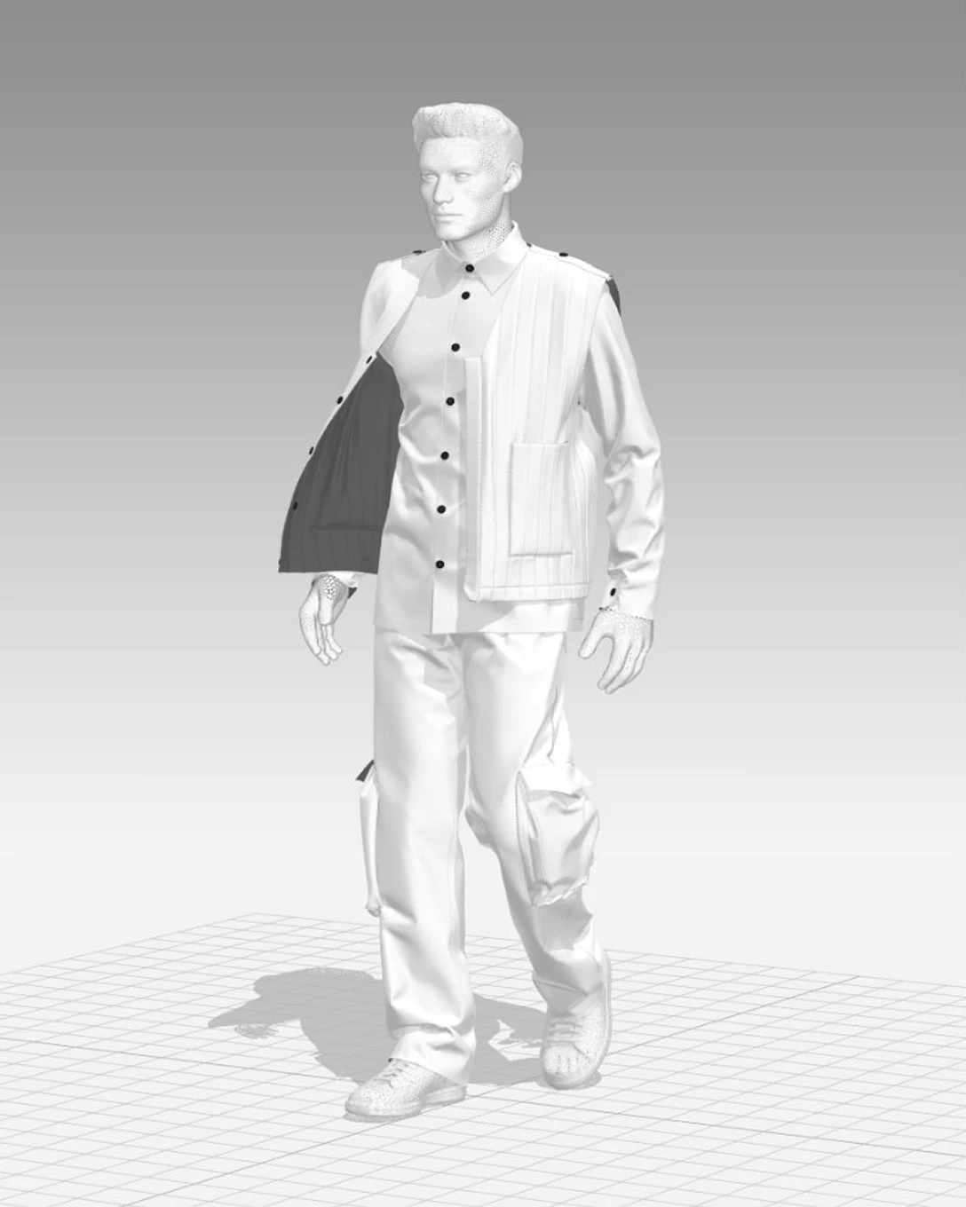 Kovari outfit 3D work in progress. 