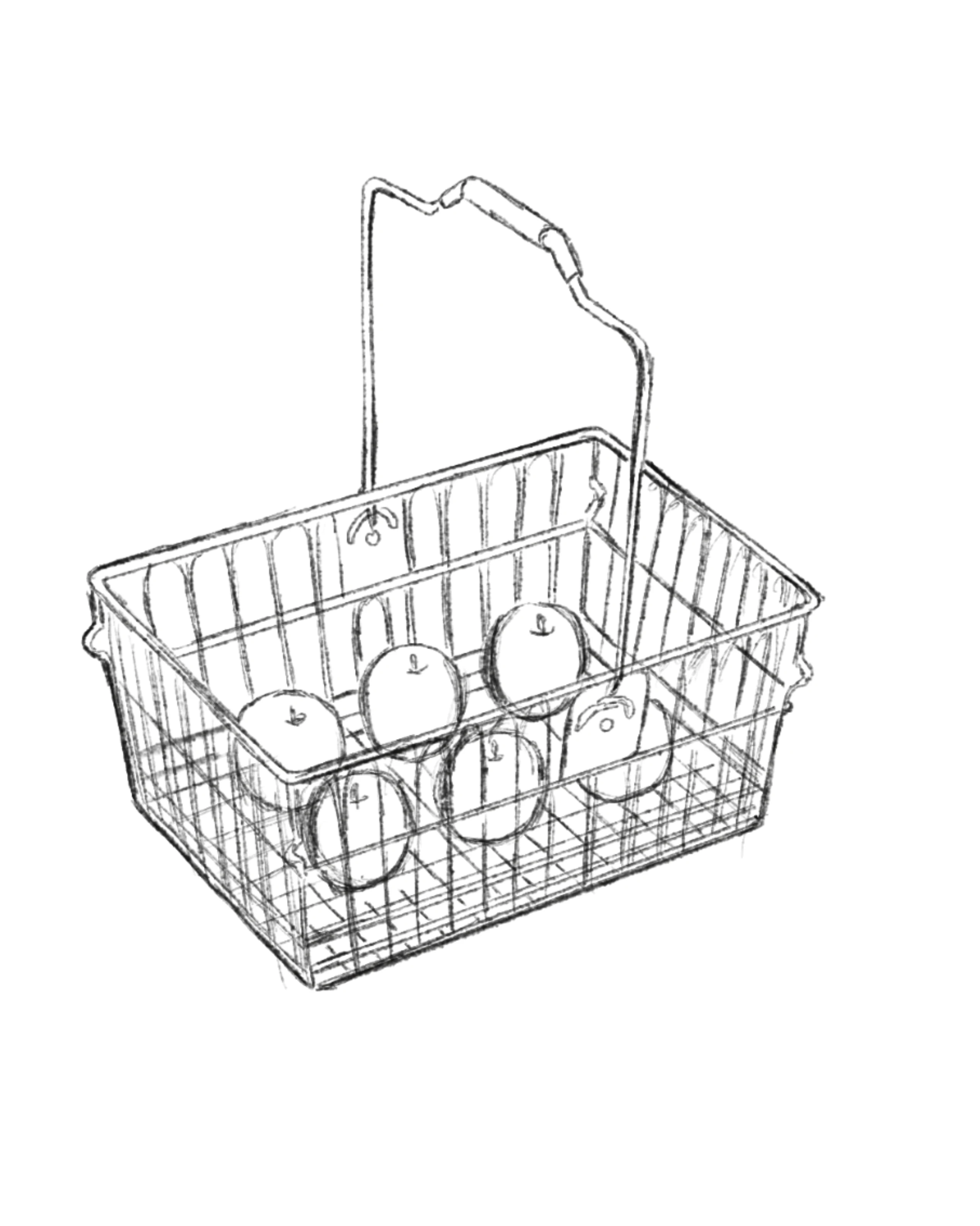 Sketch of the artwork Seven. 